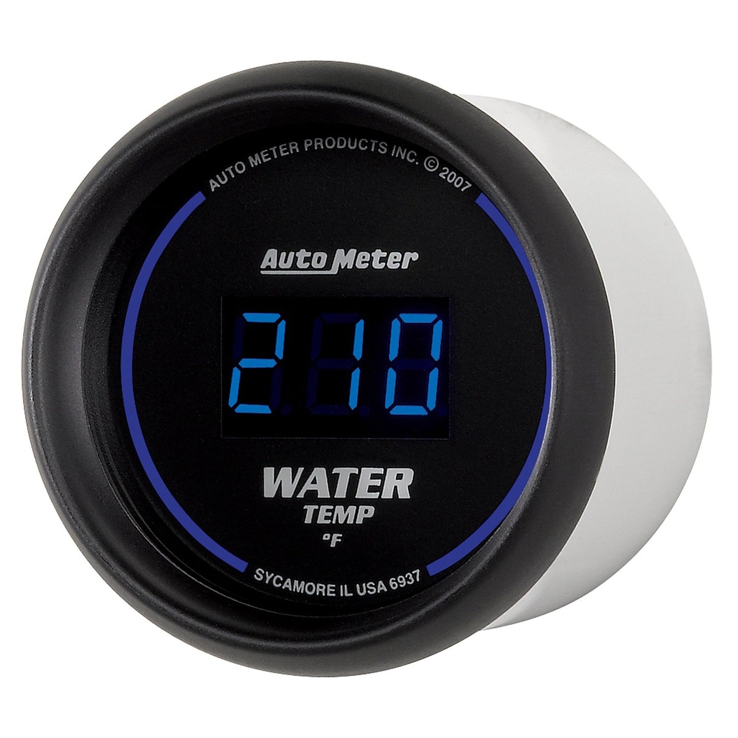 AutoMeter Cobalt Digital 52.4mm Black 0-300 deg F Water Temperature Gauge (6937)