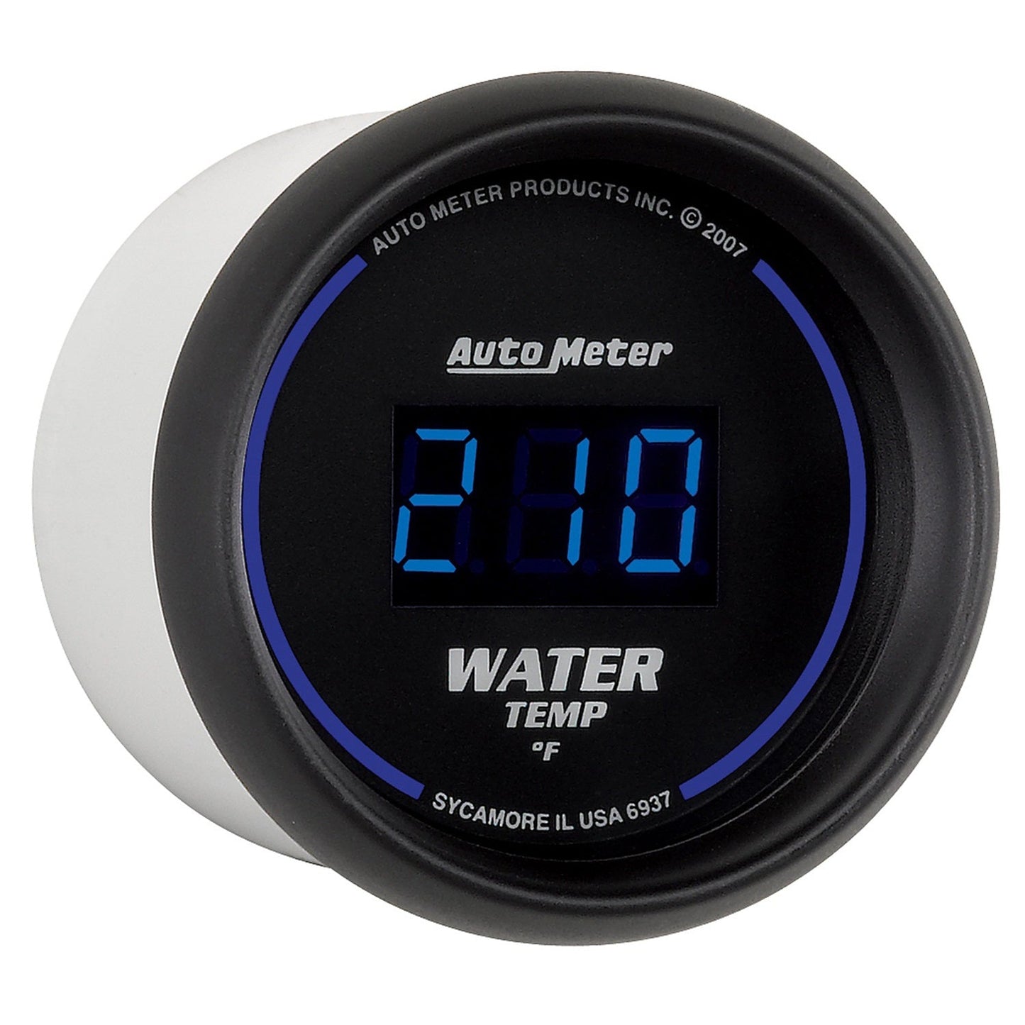 AutoMeter Cobalt Digital 52.4mm Black 0-300 deg F Water Temperature Gauge (6937)
