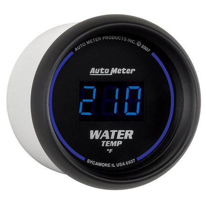 AutoMeter Cobalt Digital 52.4mm Black 0-300 deg F Water Temperature Gauge (6937)