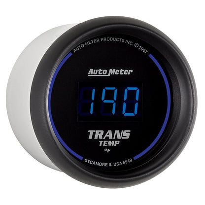 AutoMeter 52.4mm Black Digital Trans Temperature Gauge (6949)