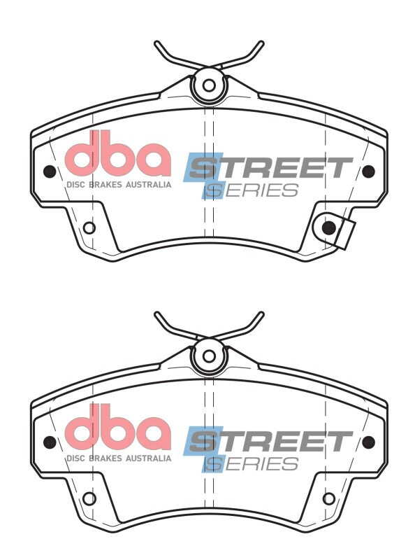 DBA Street Series Front Brake Pads | Chrysler PT Cruiser (01-10) (DB1855SS)