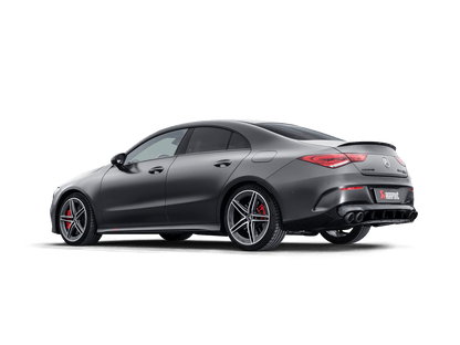 Akrapovic Evolution Line Cat Back (Titanium) w/ Carbon Fiber Tips - Mercedes AMG CLA 45 / 45 S (C118)