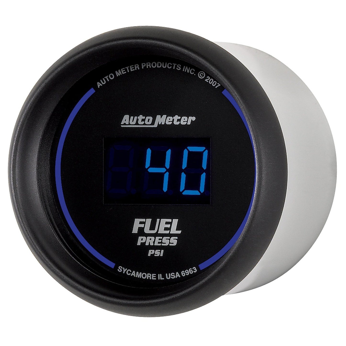 AutoMeter 52.4mm 1-100 PSI Black Digital Fuel Pressure Gauge (6963)