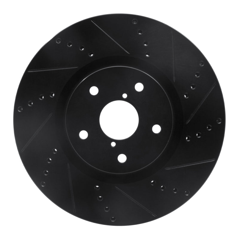 R1 05-17 Subaru WRX STI Drilled & Slotted Rotor | WRX STI (00-21) (ECB-13016R)