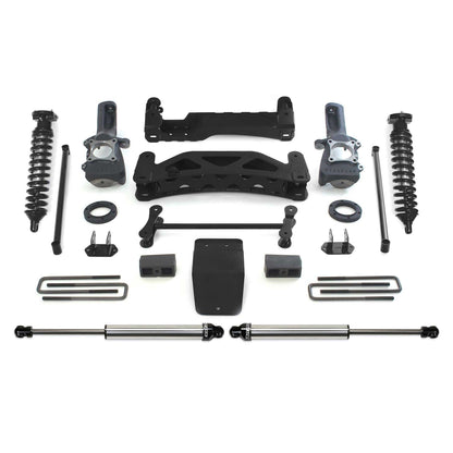 Fabtech 6" Performance System w/ 2.5" Drilled/Slotted Crossovers & Rear Drilled/Slotted | Ford F150 4WD (04-08) (K2003DL)