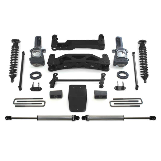 Fabtech 6" Performance System w/ 2.5" Drilled/Slotted Crossovers & Rear Drilled/Slotted | Ford F150 4WD (04-08) (K2003DL)