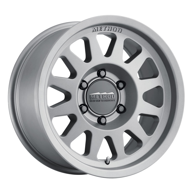 (set of 4) Method MR704 Titanium | 17x8.5" +0mm | 6x5.5in Wheel