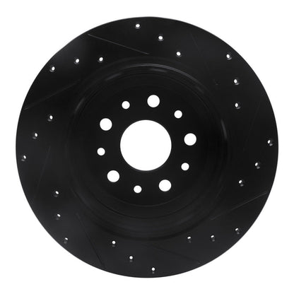 DFC D&S Brake Rotor (REAR LEFT): Jeep Wrangler (18-25) - Black Zinc