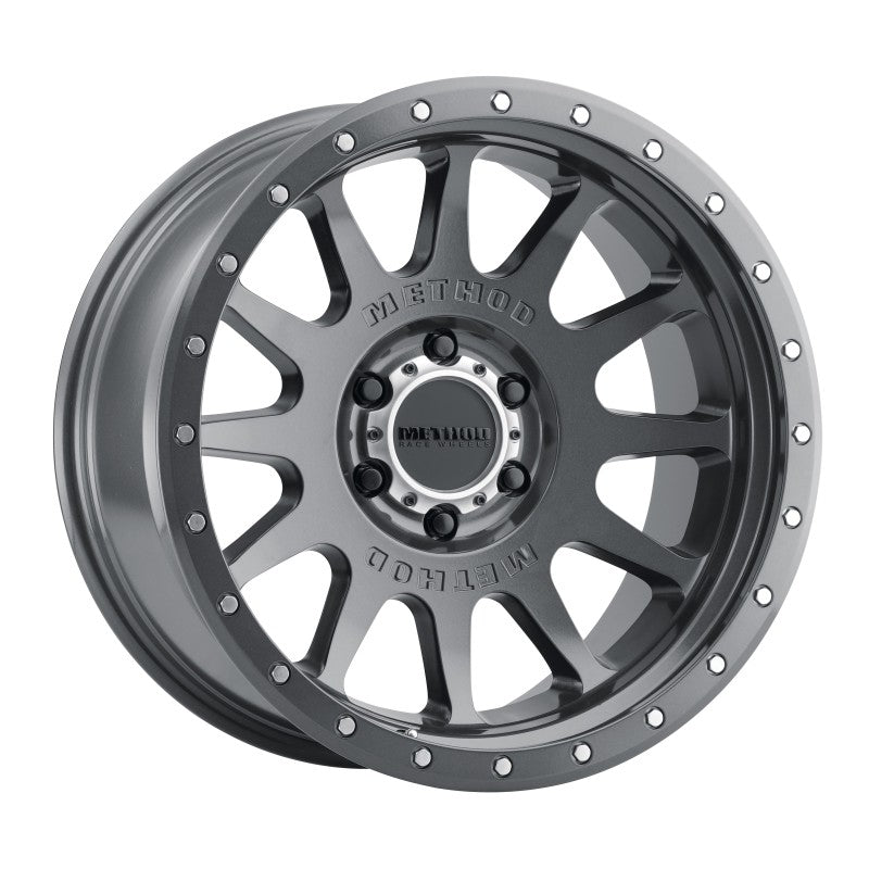 Method MR605 NV Gloss Titanium | 20x10" -24mm | 6x5.5mm Wheel