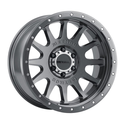 Method MR605 NV Gloss Titanium | 20x10" -24mm | 6x5.5mm Wheel