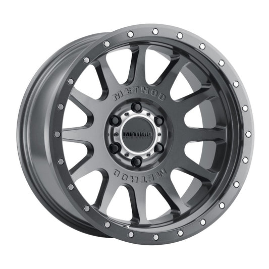 Method MR605 NV Gloss Titanium | 20x10" -24mm | 6x5.5mm Wheel