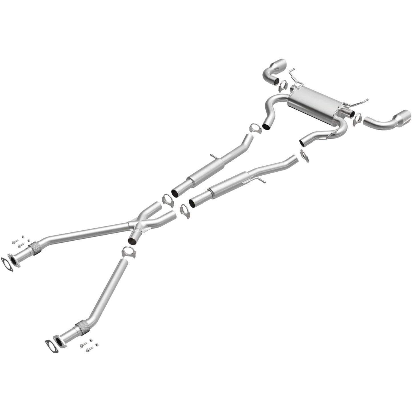 BRExhaust 2009-2020 Nissan 370Z 3.7L Direct-Fit Replacement Exhaust System