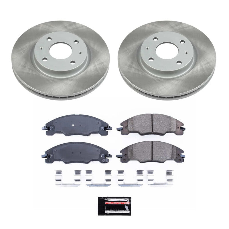 PowerStop 08-11 Ford Focus Front Semi-Coated Rotor Kit (SC4726)