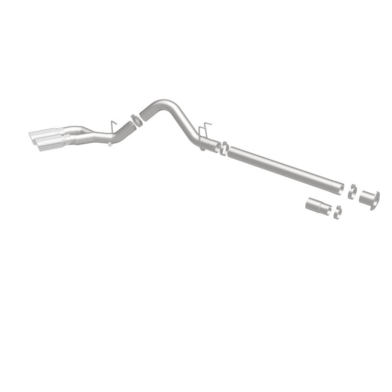 MagnaFlow 08-17 Ford F-250/350/450 4.6/6.7L DPF-Back SS 4in Dual Rear Exit | Ford Super Duty (17873)