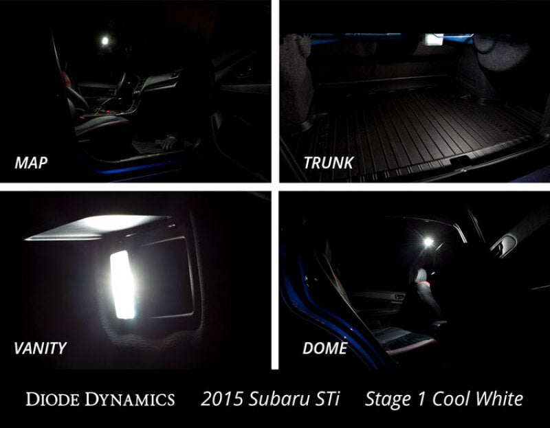 Diode Dynamics Interior Light Kit Stage 1 - Blue | Subaru WRX (14-21) (DD0262)