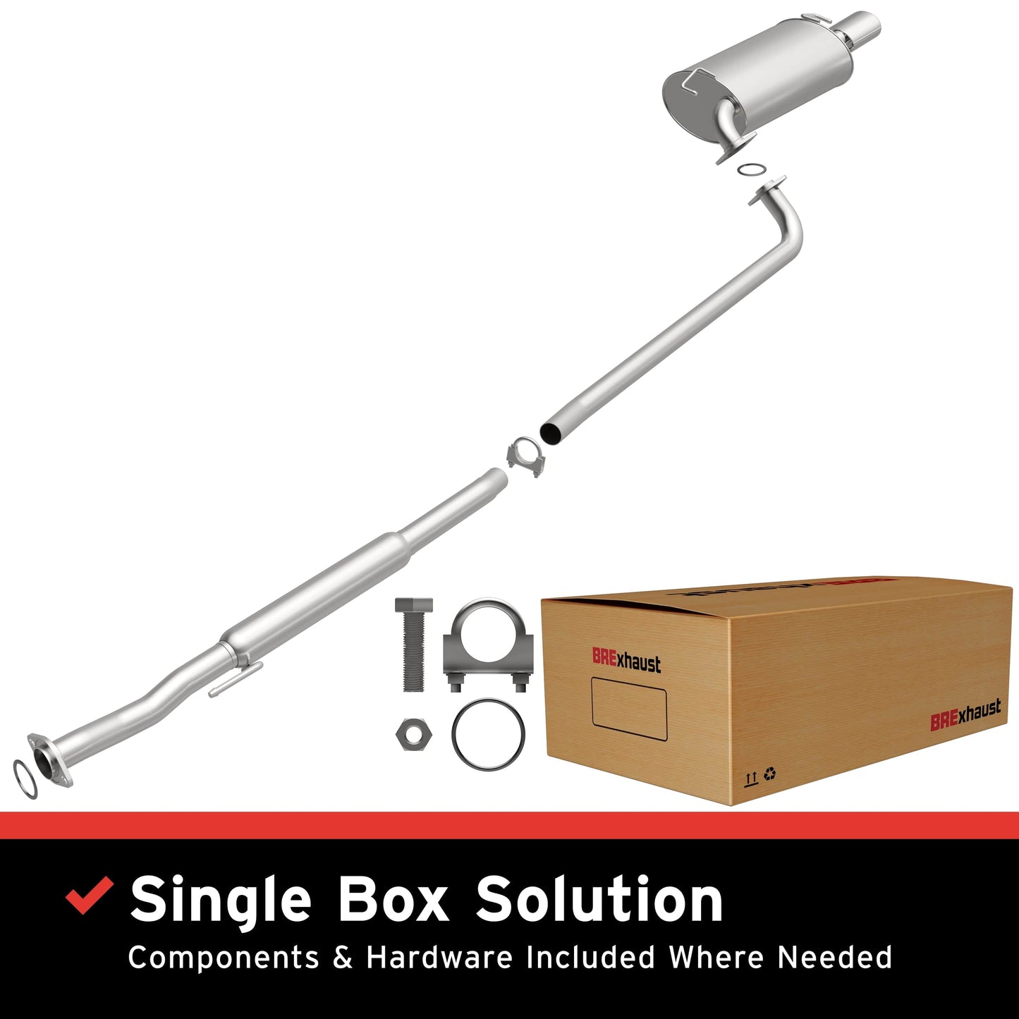 BRExhaust 1997-1999 Toyota Avalon 3.0L Direct-Fit Replacement Exhaust System