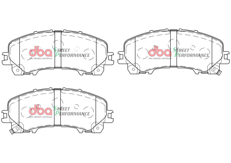 DBA SP Performance Front Street Performance Front Brake Pads | Infiniti Q50 (14-19) (DB2341SP)