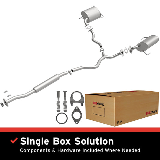 BRExhaust 2005-2005 Subaru Outback 2.5L Direct-Fit Replacement Exhaust System
