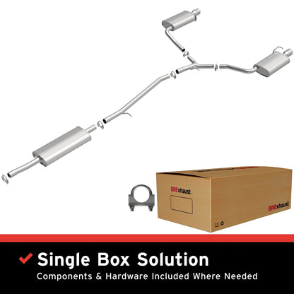 BRExhaust 2013-2019 Ford Flex 3.5L Direct-Fit Replacement Exhaust System