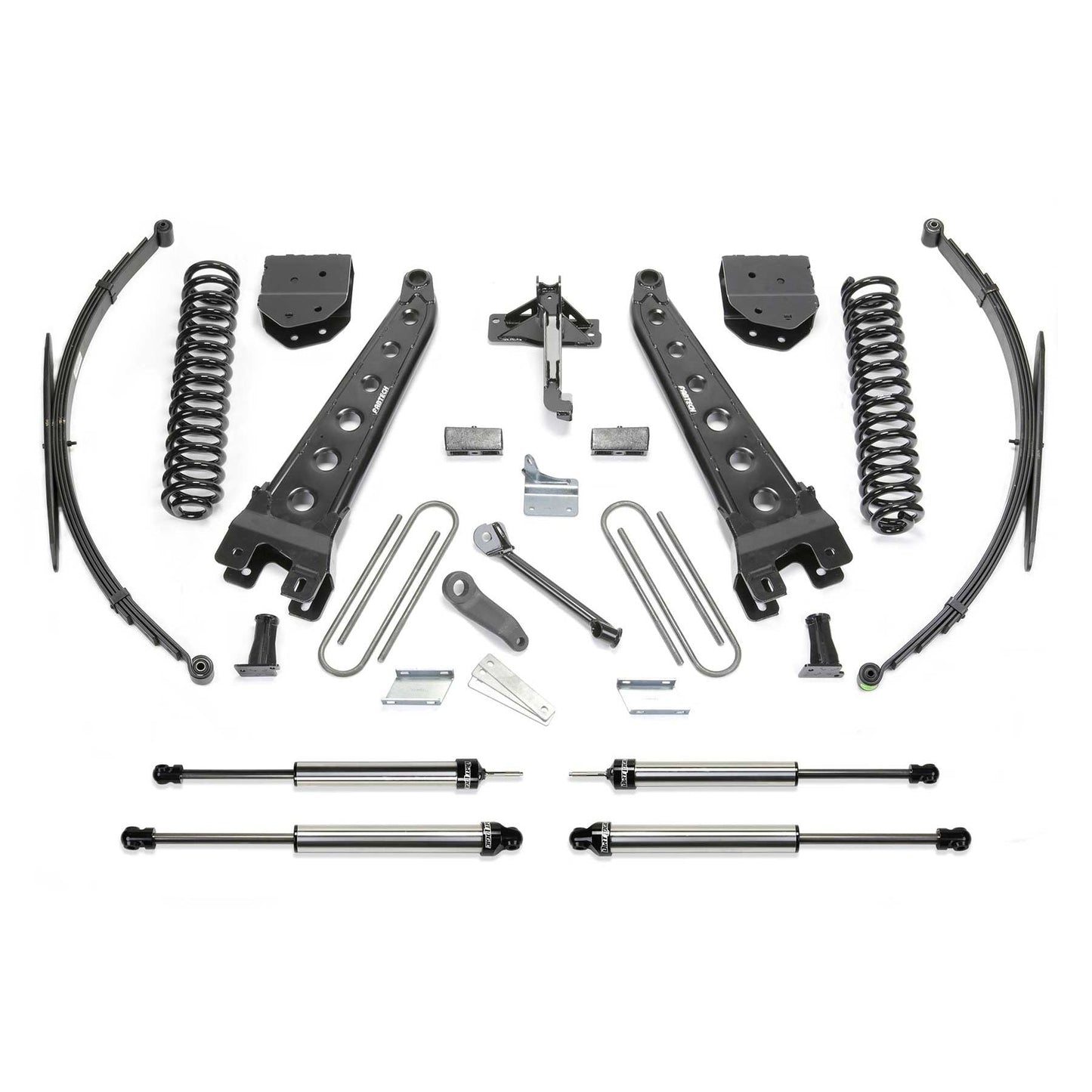 Fabtech 10in Radius Arm System w/ Coils & DLSS Shocks | Ford F350 4WD (08-10) (K20461DL)
