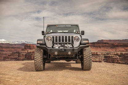 Rugged Ridge 11540.31 HD Full-Width Front Bumper for 2007-2025 Jeep Wrangler JK