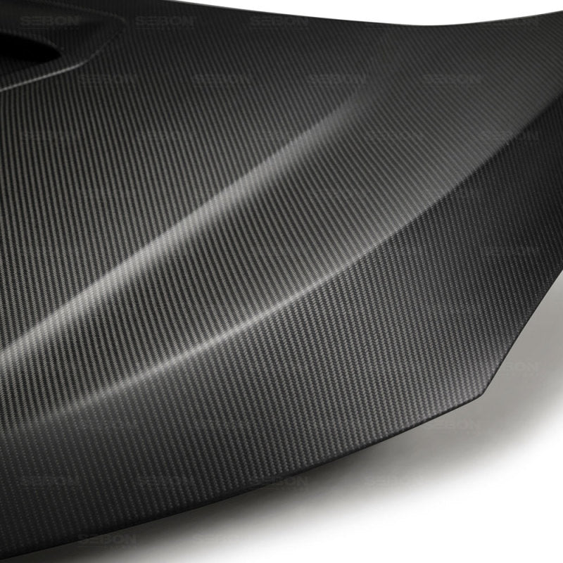 Seibon OEM-Style Dry Carbon Fiber Hood | Honda Civic (16-22) / Acura RDX (18-26) (HD17HDCVR-OE-DRY)