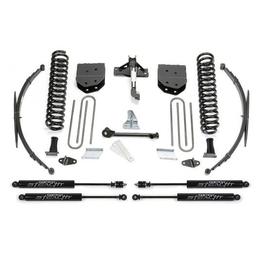 Fabtech 8" Basic System w/ Stealth & Rear Leaf Springs | Ford F250/350 4WD (08-16) (K2127M)