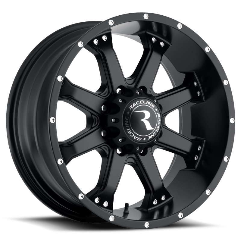 Raceline 991 Assault Satin Black | 17x9" +0mm | 6x139.7mm Wheel