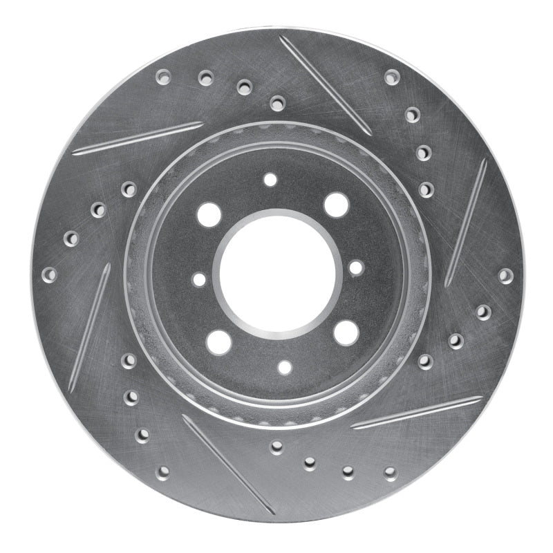R1 90-17 Acura EL F&R Drilled & Slotted Silver Brake Rotor (631-59016L)