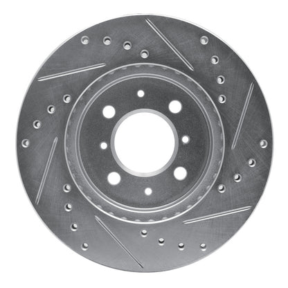 R1 90-17 Acura EL F&R Drilled & Slotted Silver Brake Rotor (631-59016L)