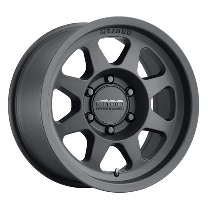 (set of 4) Method MR701 Matte Black | 17x9" -12mm | 6x5.5in Wheel