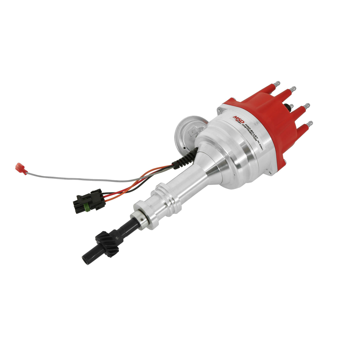 MSD 83541 Ready-To-Run Pro-Billet Distributor Steel Gear Ford 351W