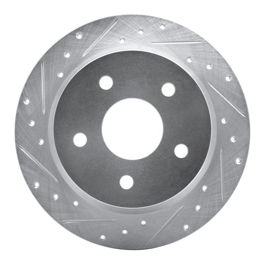 DFC D&S Brake Rotor (REAR LEFT): Jeep Grand Cherokee (99-04) Silver