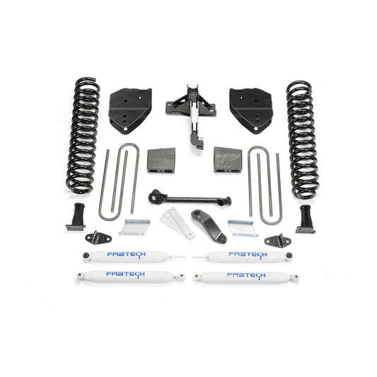 Fabtech 4in Basic System w/ Performance Shocks | Ford F250/F350 4WD Gas (17-21) (K2252)