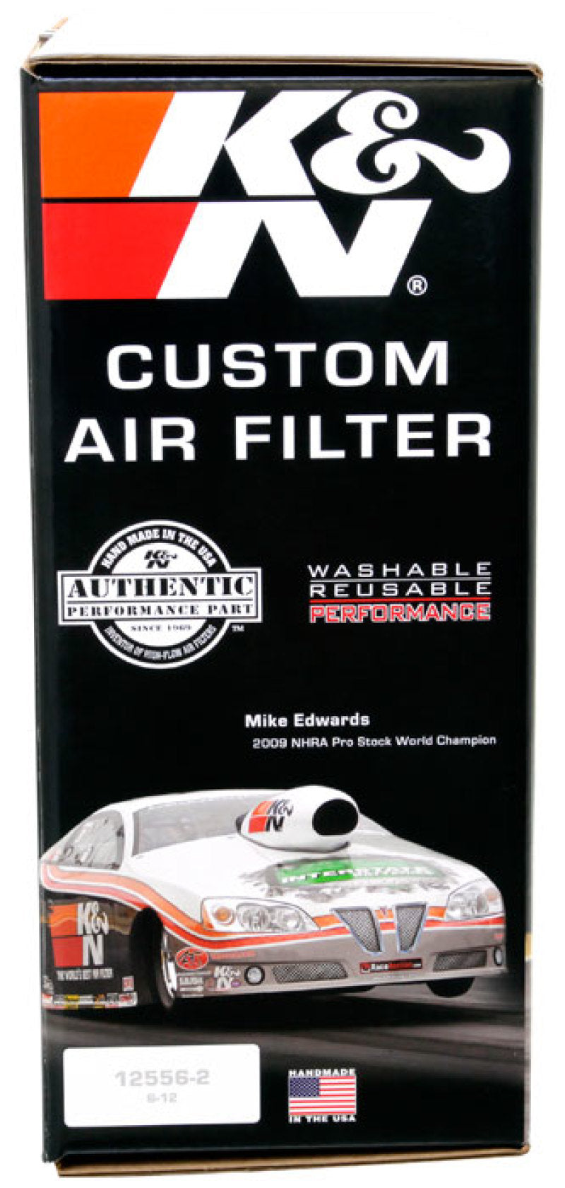 K&N 61-2000 Flow Control Custom Air Filter Assembly for Holley 2-Barrel Carburet