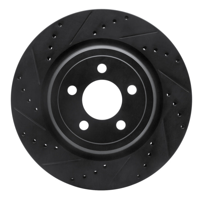 DFC D&S Black Brake Rotor (REAR LEFT): Dodge Charger (06-23)