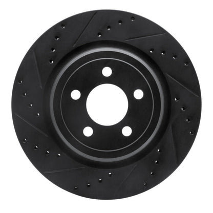 DFC D&S Black Brake Rotor (REAR LEFT): Dodge Charger (06-23)