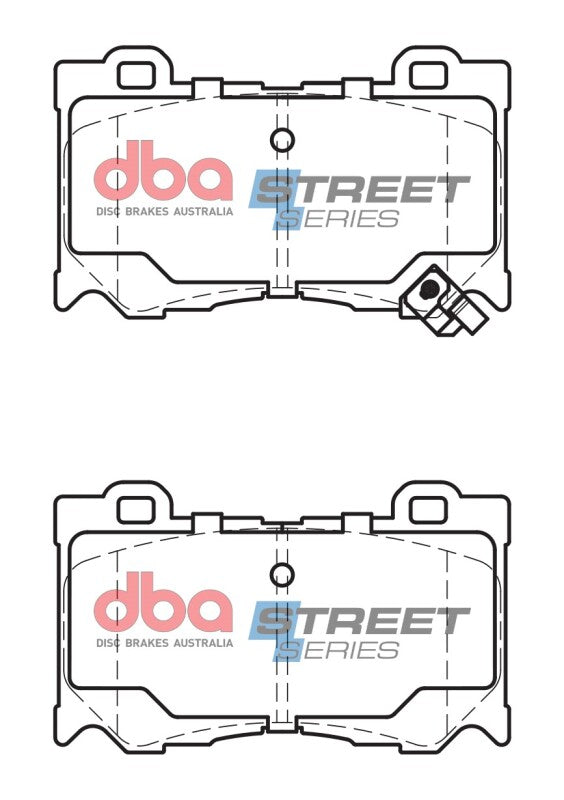 DBA Front Street Series Brake Pads | Infiniti FX50 (09-13) (DB2400SS)