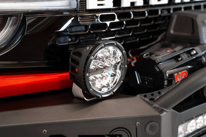 Addictive Desert Designs 2021+ Ford Bronco Rock Fighter Front Bumper - Hammer Black
