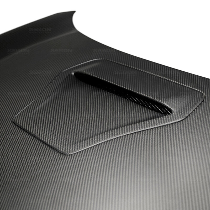 Seibon OEM-Style Dry Carbon Fiber Hood | Honda Civic (16-22) / Acura RDX (18-26) (HD17HDCVR-OE-DRY)