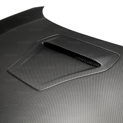 Seibon OEM-Style Dry Carbon Fiber Hood | Honda Civic (16-22) / Acura RDX (18-26) (HD17HDCVR-OE-DRY)