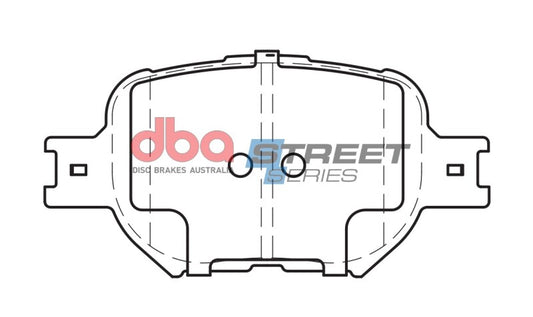 DBA Street Series Front Brake Pads | Scion tC (05-10) (DB1431SS)