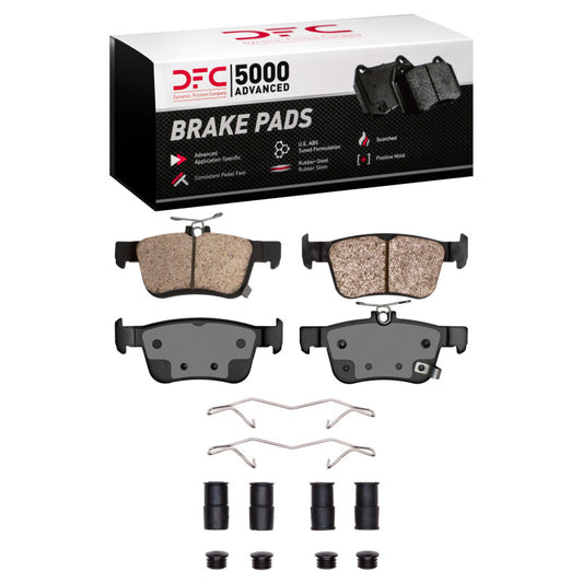 DFC 16-25 Acura RDX/HR Rear Ceramic Pads w/HW | 06-22 (1551-1878-01)