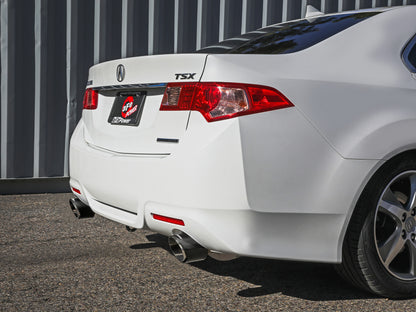 aFe 2-1/4in to 2-1/2in Cat-Back Exhaust System | Acura TSX (09-14) w/ Carbon Fiber Tips (49-36629-C)