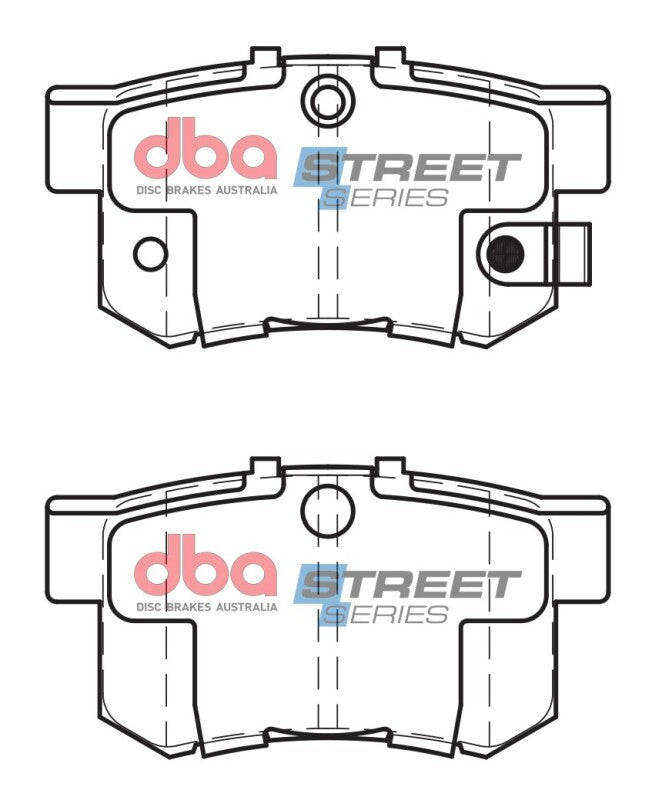 DBA Rear Street Series Brake Pad Set | Honda S2000 (99-09) (DB1265SS)