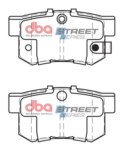 DBA Rear Street Series Brake Pad Set | Honda S2000 (99-09) (DB1265SS)