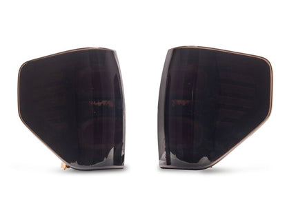 Raxiom 09-14 Ford F-150 Styleside Axial LED Tail Lights Black Housing Smoked Lens (T582534)