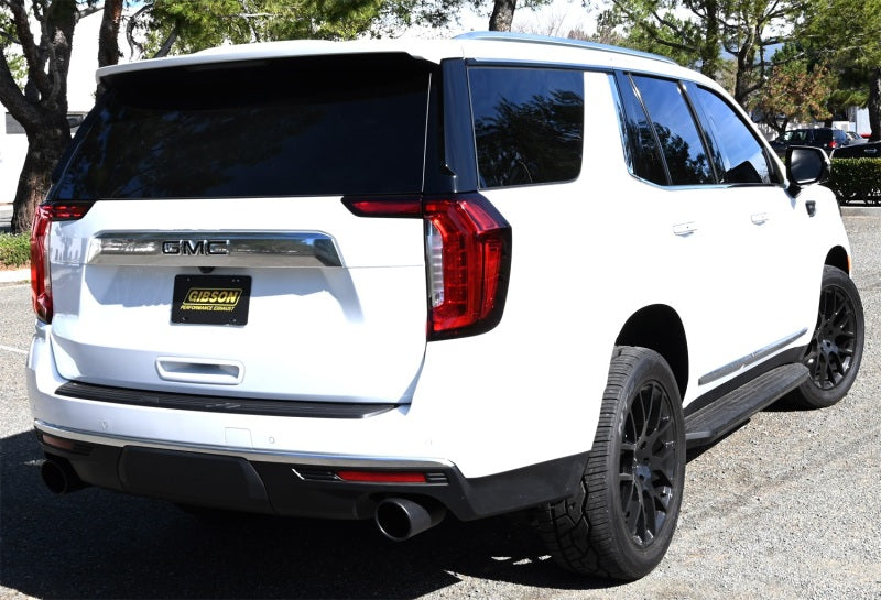 Gibson 2/4WD Black Elite Cat-Back Exhaust | GMC Yukon / Chevrolet Tahoe 5.3L (21-23) (65717B)