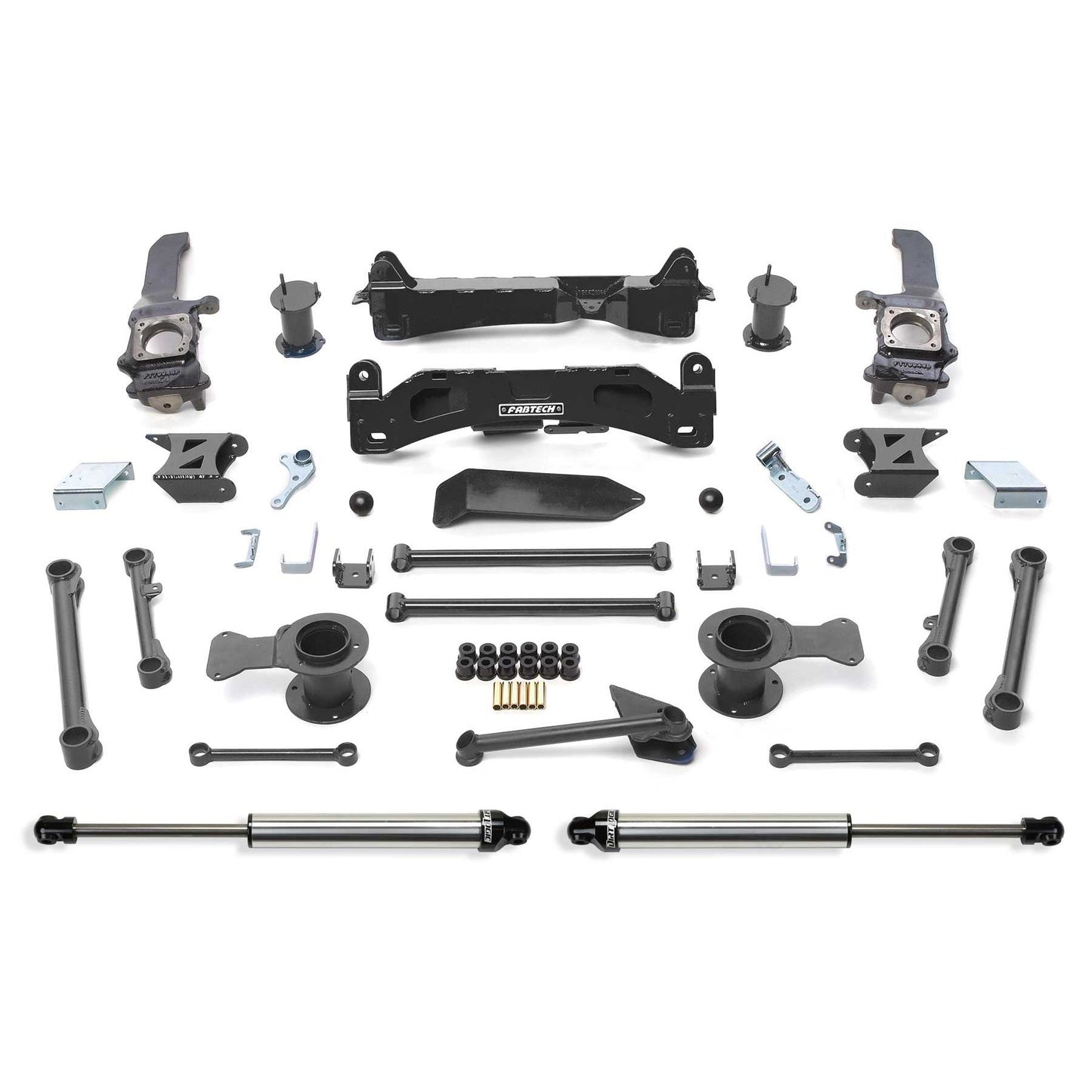 Fabtech 6in Basic Suspension System w/ Rear Dual Load Shocks | Toyota FJ 4WD (10-13) (K7024DL)