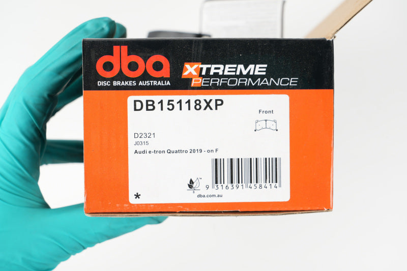 DBA Front XP Performance Brake Pads w/400mm Front Rotor | Audi e-tron Quattro (19-21) (DB15118XP)
